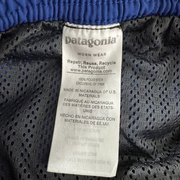 Patagonia Baggies Shorts 5" Mens Medium Blue Solid Polyester Outdoor SW-2109 - Picture 10 of 11